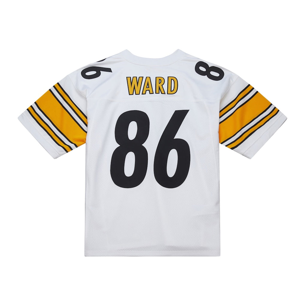 Davalo P.Steelers #86 Hines Ward Mitchell & Ness White 2005 Authentic Throwback Retired Player Jersey